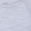 Long Sleeve Shirt, Grey Merino Wool - T-Shirts - 2