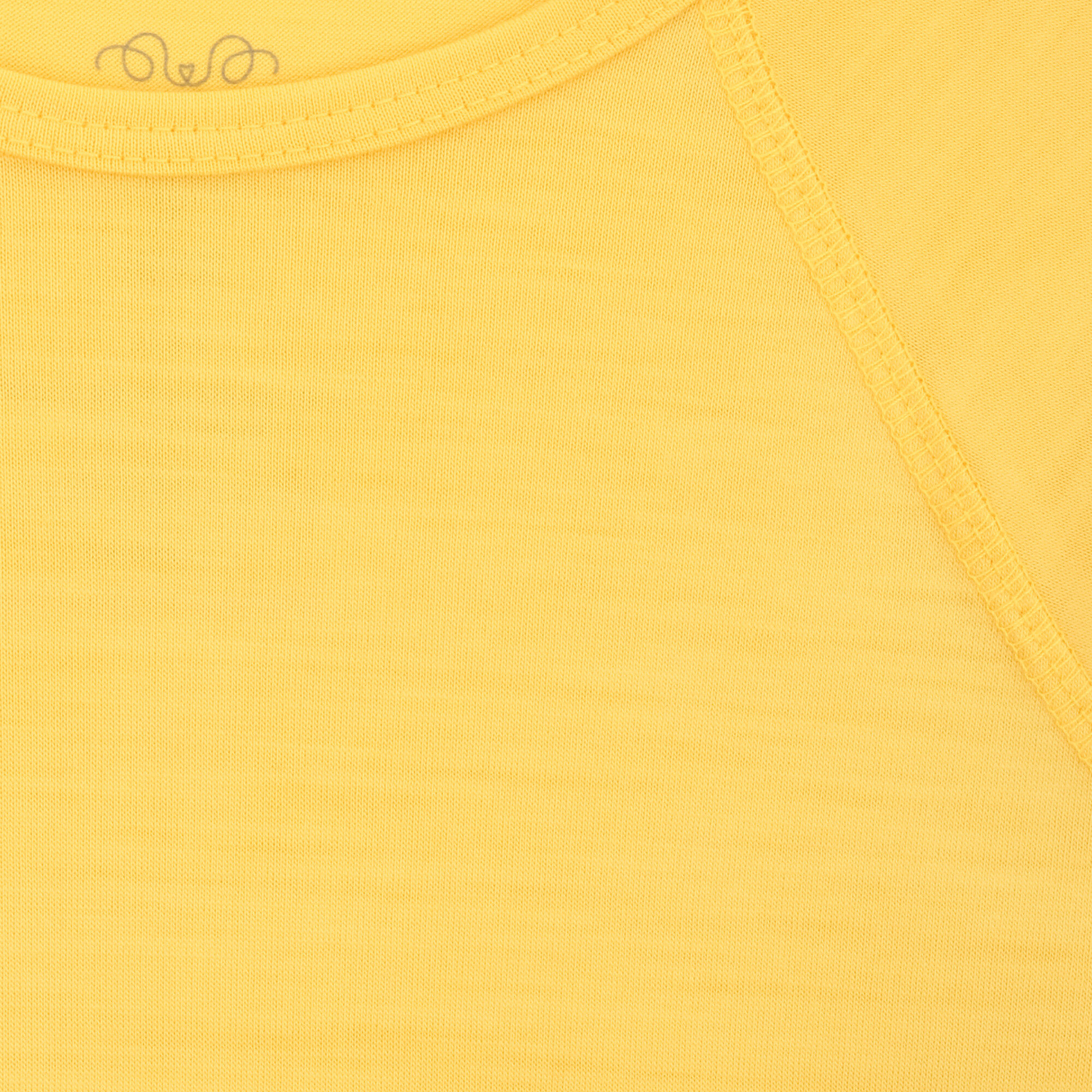 Long Sleeve Shirt, Yellow Merino Wool - Knot Tops | Maisonette