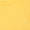 Long Sleeve Shirt, Yellow Merino Wool - T-Shirts - 2