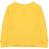 Long Sleeve Shirt, Yellow Merino Wool - T-Shirts - 3