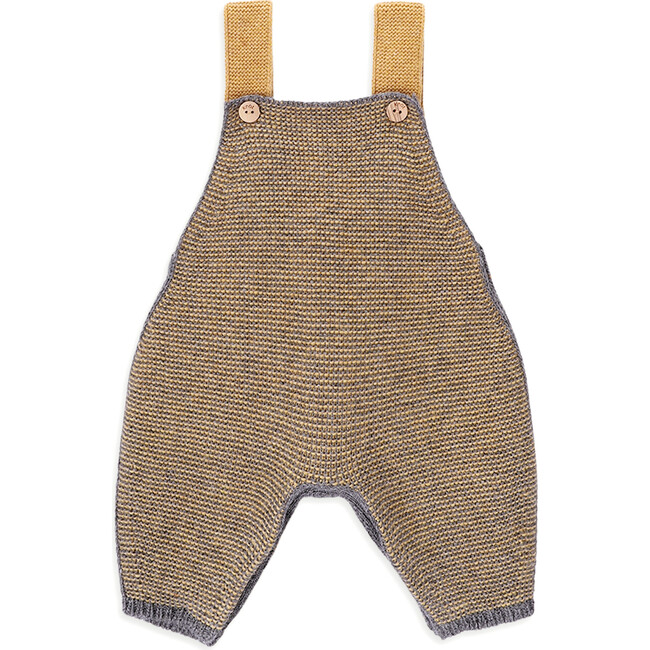 Tobi Knit Square Neck Jumpsuit, Yellow - Rompers - 1