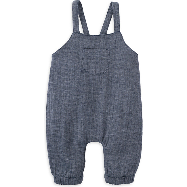Carl overalls for newborn in denim