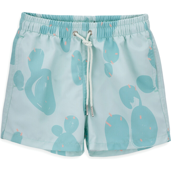 Parker Swim Trunks, Green - Swim Trunks - 1