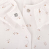 Organic Cotton Babygrow, Flowers - Footie Pajamas - 2 - thumbnail