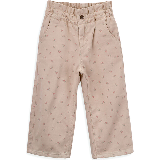 Baby Girl Twill Trousers, Patti - Pants - 1
