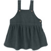 Estelle Pinafore Corduroy Dress, Blue - Dresses - 1 - thumbnail