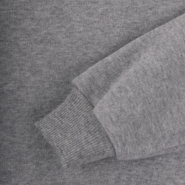 Big Goals Print Cotton Round Neck Long Sleeve Sweatshirt, Grey - Sweatshirts - 2