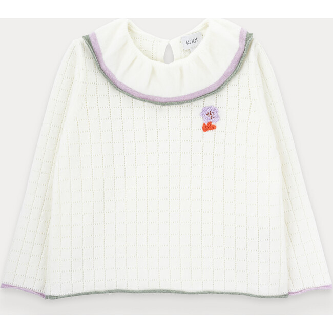 Snowie Moon Knitted Sweater For Girl