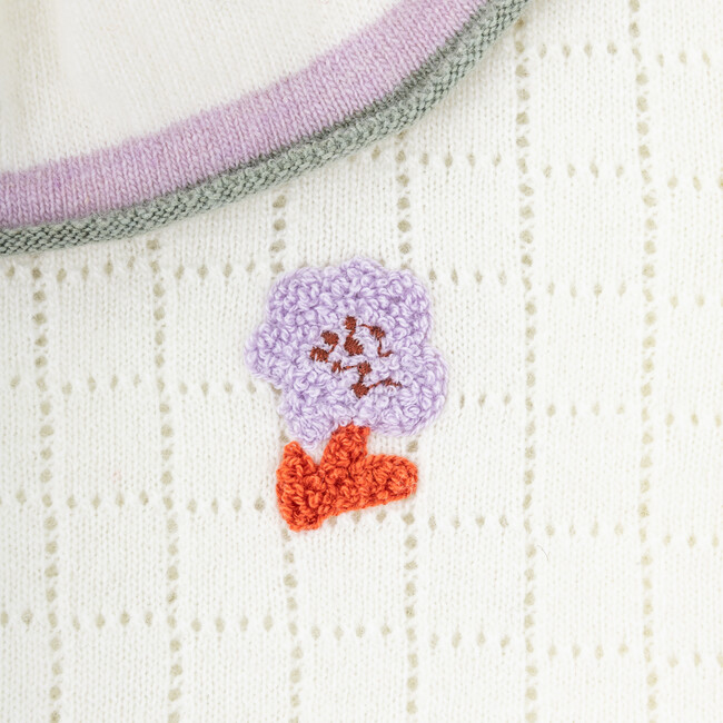 Snowie Moon Knitted Sweater For Girl - Sweaters - 2