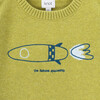 Rocket Ship Knitted Sweater For Boy - Sweaters - 2