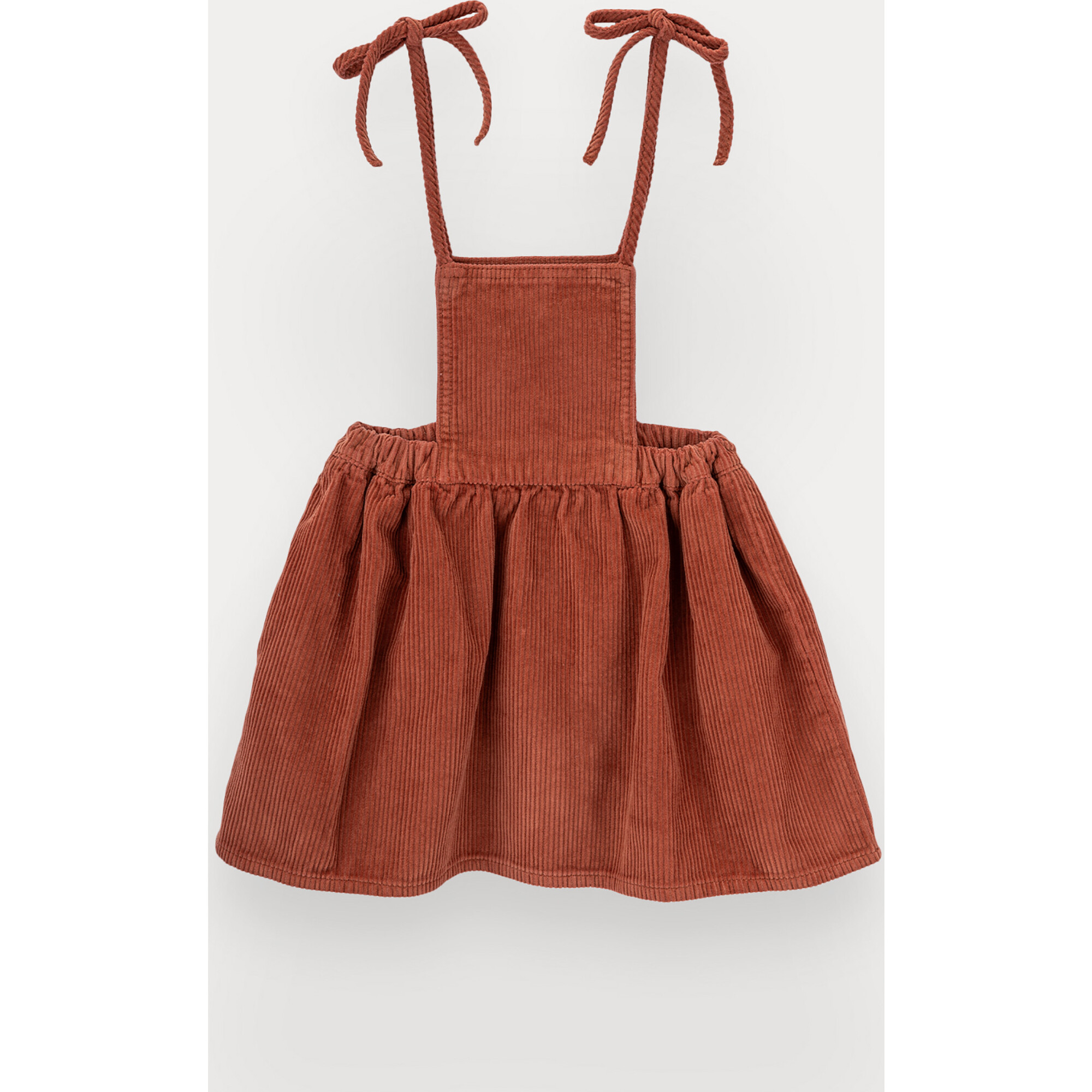 Hattie Pinafore Dress For Girl, Corduroy - Knot Dresses | Maisonette