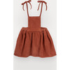 Hattie Pinafore Dress For Girl, Corduroy - Dresses - 1 - thumbnail
