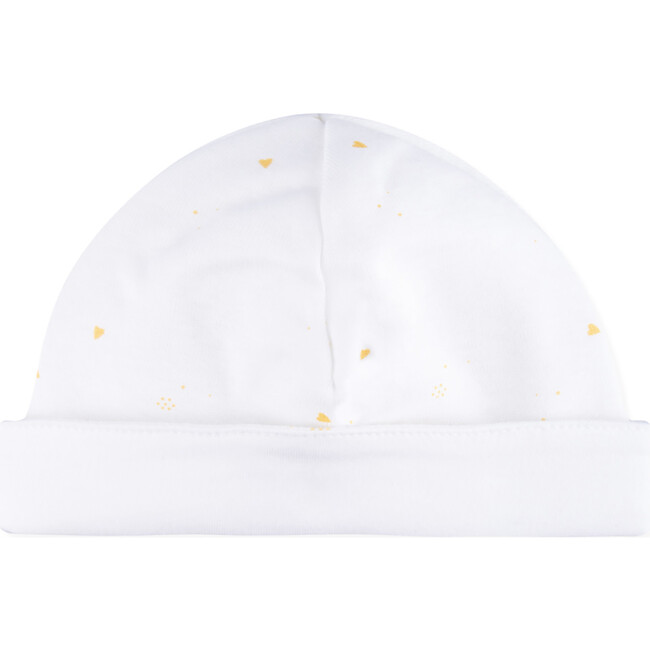 Beanie Newborn Rib, Crown Hearts