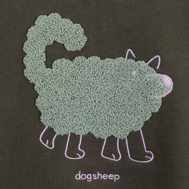 Dog Sheep Sweatshirt For Boy, Cotton - Sweatshirts - 2