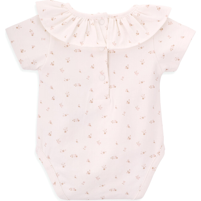 Organic Cotton Bodyuit, Flowers - Onesies - 2
