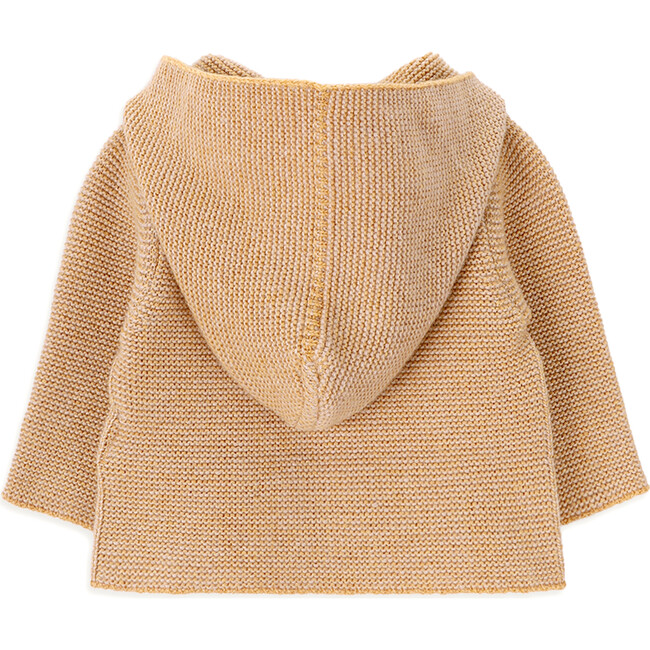 Bell Long Sleeve Cardigan, Yellow - Cardigans - 3