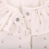 Organic Cotton Bodyuit, Flowers - Onesies - 3