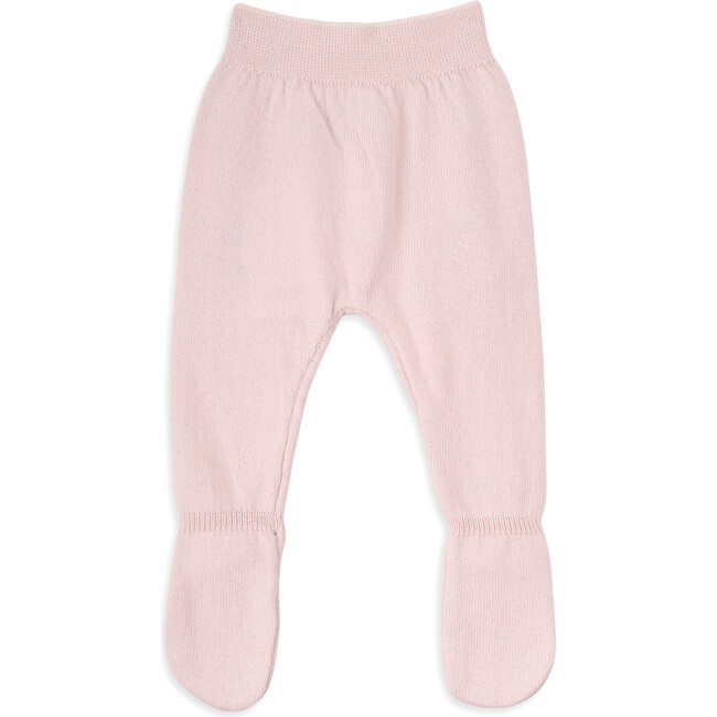 Newborn Cotton Knit Pants, Pink