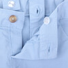 Niles Twill Front And Back Pocket Drawstring Shorts, Blue Fog - Shorts - 2