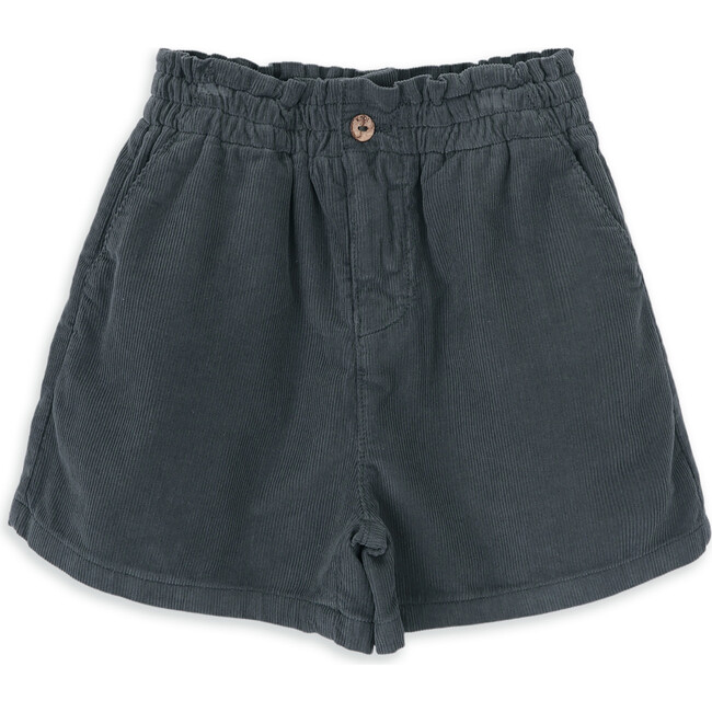 Sadie Corduroy Zipper Shorts, Green