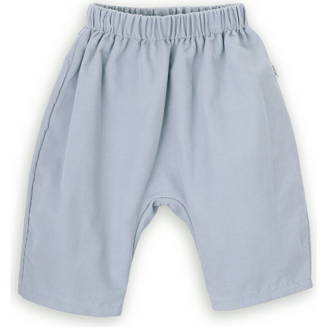 Babys Bruce Cotton Micro Corduroy Elastic Waist Pants, Blue
