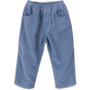 Dylan Corduroy Trousers, Blue - Pants - 1 - thumbnail