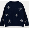 Starry Night Knitted Sweater For Girl - Sweaters - 3 - thumbnail