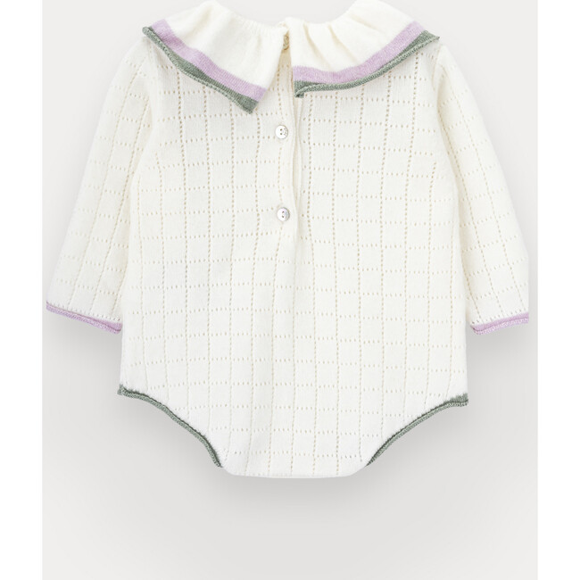 Snowie Moon Tricot Bodysuit For Baby Girl - Onesies - 3
