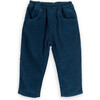 Babys Dylan Cotton Corduroy Elastic Waist Patch Pocket Pants, Navy - Pants - 1 - thumbnail