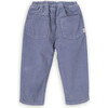 Babys Dylan Cotton Corduroy Elastic Waist Patch Pocket Pants, Blue - Pants - 3