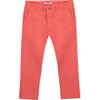 James Twill Trousers, Coral - Pants - 1 - thumbnail