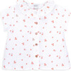 Kara Crew Neck Ruffled Collar Short Sleeve Blouse - Blouses - 1 - thumbnail