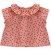 Blouse Newborn Cotton, Summer Flowers - Shirts - 1 - thumbnail