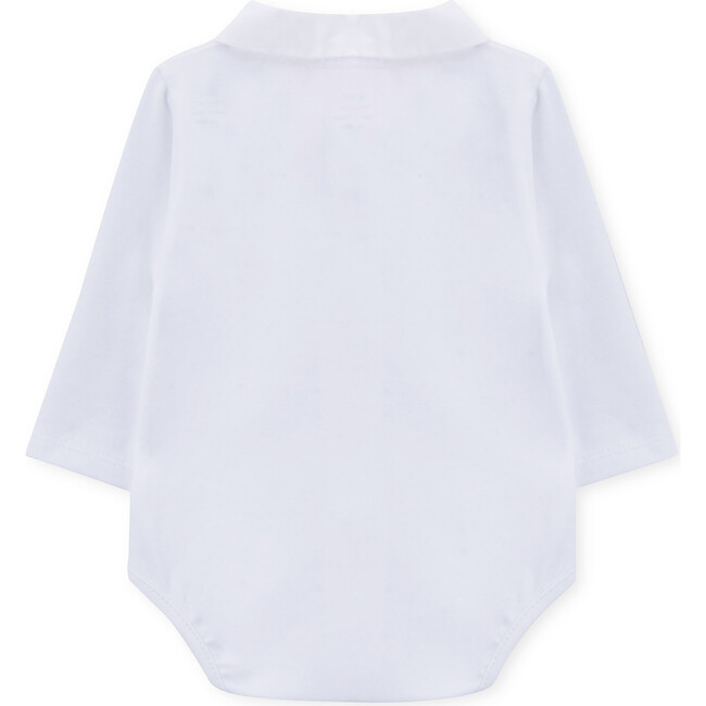 Long Sleeve Body Newborn Hot Air Ballon, White - Rompers - 3