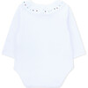Winter Dots Long Sleeve Body, White - Rompers - 3