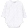 Sonnet Long Sleeve Cross-Open Dotted Buttoned Body, Seeds - Onesies - 1 - thumbnail
