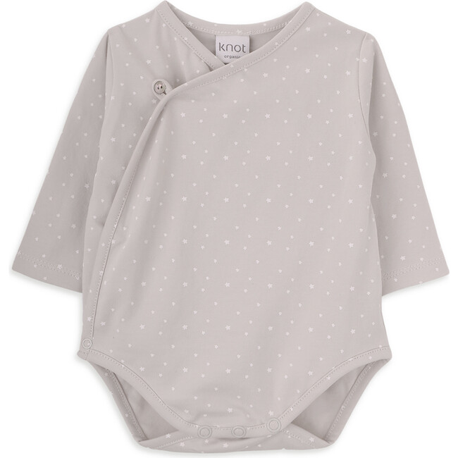 Sonnet body for newborn in organic cotton, stars print - Onesies - 1