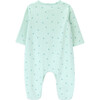 Alani Crew Neck Long Sleeve Buttoned Babygrow, Little Suns - Bodysuits - 3 - thumbnail