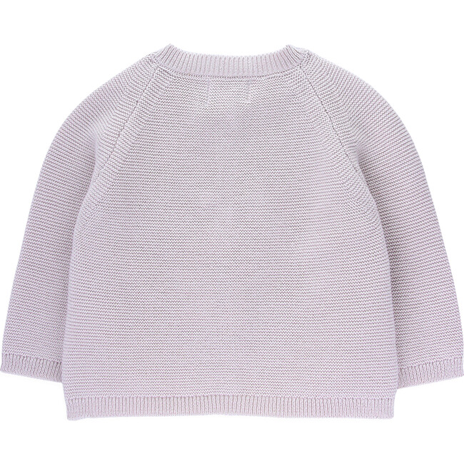 Lou Rib Knit Drop Shoulder Buttoned Cardigan, Whitecap Gray - Cardigans - 3