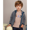 Brady Merino Wool Striped Long Sleeve Hood Zipper Cardigan, Multicolors - Cardigans - 4