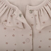 Babys Primroses Organic Cotton Ruffle Collar Long Sleeve Babygrow, Pink - Footie Pajamas - 2