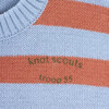 Scouts Knitted Drop Shoulder Long Sleeve Sweater, Scouts Stripes - Sweaters - 2