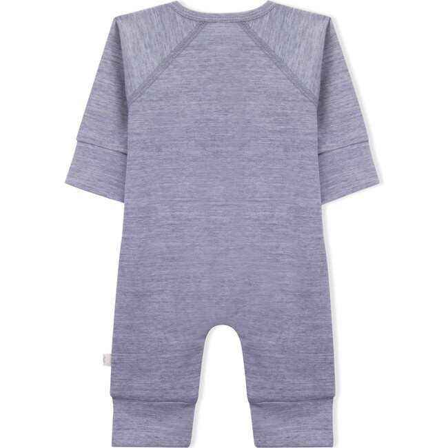 Babygrow, Grey Merino Wool - Onesies - 4