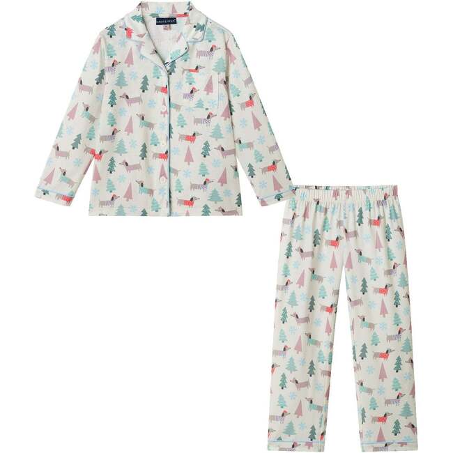 Kids Pajama Set, Winter Forest Holiday