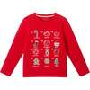 Kids Holiday Graphic Tee, Red Cookies - T-Shirts - 1 - thumbnail