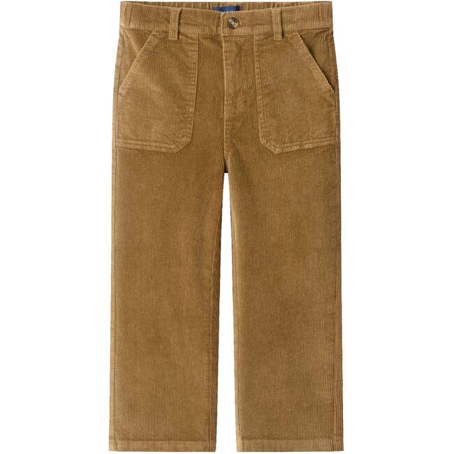 Kids Wide Leg Corduroy Pants, Beige