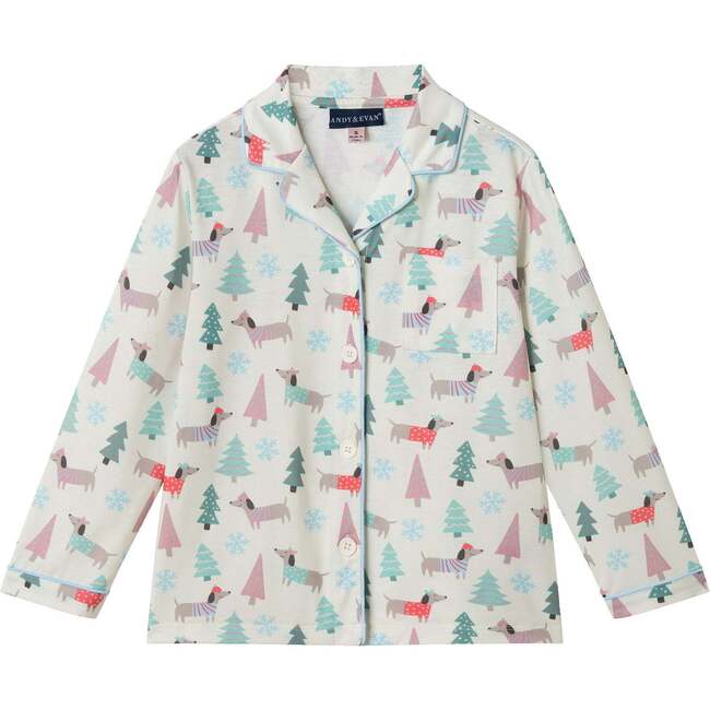 Kids Pajama Set, Winter Forest Holiday - Pajamas - 3