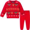 Infant Holiday Sweater Set, Gingerbread & Dinos - Mixed Apparel Set - 1 - thumbnail