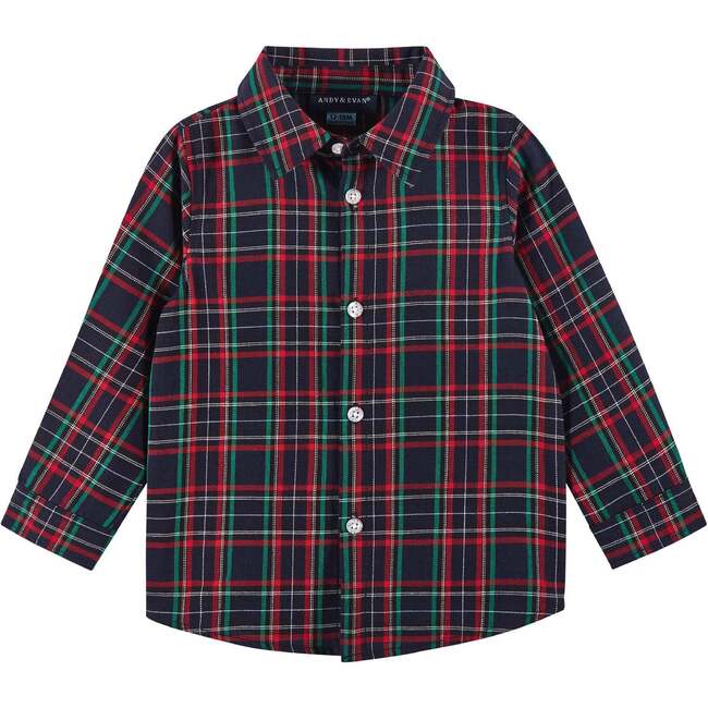 Infant Vest Set, Navy Plaid - Mixed Apparel Set - 3