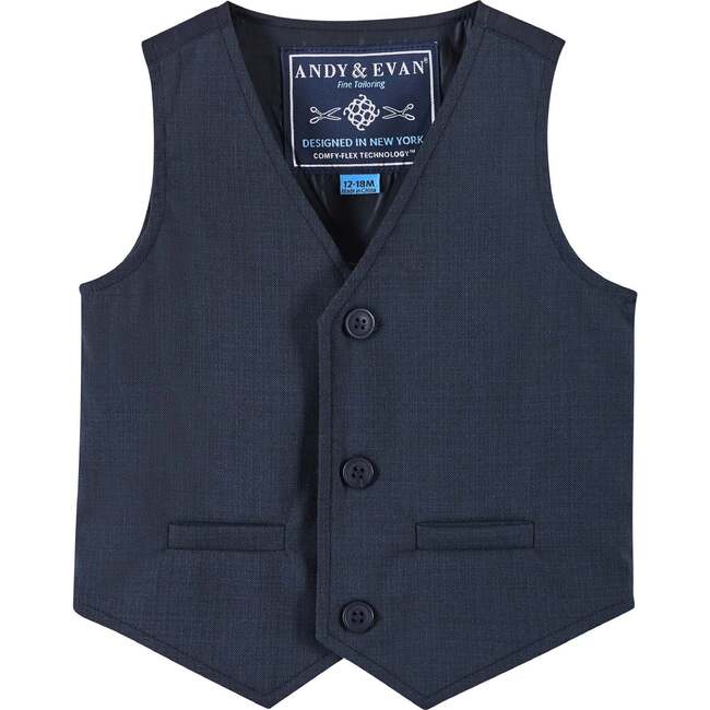 Infant Vest Set, Navy Plaid - Mixed Apparel Set - 5
